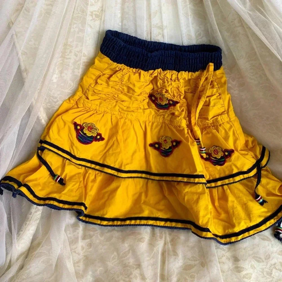 Toddler Girls Cute Skirt Size 3T - 4T with beaded charms stretch elastic waist - Picture 5 of 5